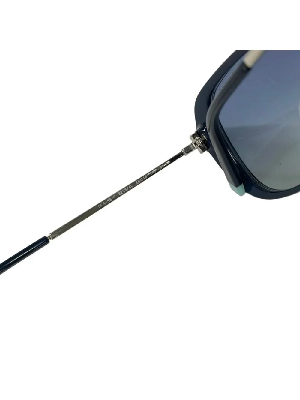 Tiffany & Co Sunglasses Dark Navy Silver Light Blue Eyewear